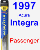 Passenger Wiper Blade for 1997 Acura Integra - Hybrid
