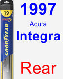 Rear Wiper Blade for 1997 Acura Integra - Hybrid