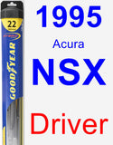 Driver Wiper Blade for 1995 Acura NSX - Hybrid