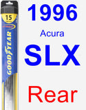 Rear Wiper Blade for 1996 Acura SLX - Hybrid