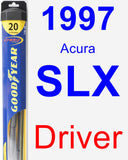 Driver Wiper Blade for 1997 Acura SLX - Hybrid