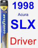 Driver Wiper Blade for 1998 Acura SLX - Hybrid