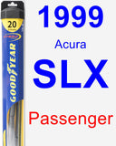 Passenger Wiper Blade for 1999 Acura SLX - Hybrid