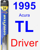Driver Wiper Blade for 1995 Acura TL - Hybrid