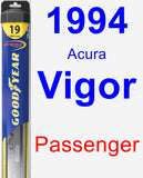Passenger Wiper Blade for 1994 Acura Vigor - Hybrid