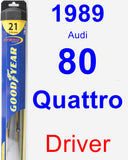 Driver Wiper Blade for 1989 Audi 80 Quattro - Hybrid