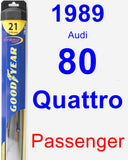 Passenger Wiper Blade for 1989 Audi 80 Quattro - Hybrid