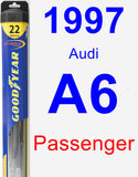 Passenger Wiper Blade for 1997 Audi A6 - Hybrid