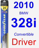 Driver Wiper Blade for 2010 BMW 328i - Hybrid