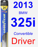 Driver Wiper Blade for 2013 BMW 325i - Hybrid