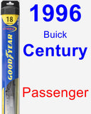 Passenger Wiper Blade for 1996 Buick Century - Hybrid