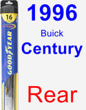 Rear Wiper Blade for 1996 Buick Century - Hybrid