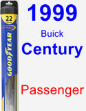 Passenger Wiper Blade for 1999 Buick Century - Hybrid