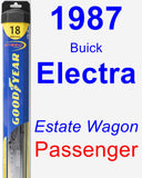 Passenger Wiper Blade for 1987 Buick Electra - Hybrid