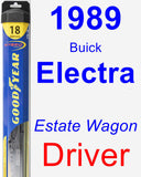 Driver Wiper Blade for 1989 Buick Electra - Hybrid