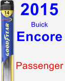 Passenger Wiper Blade for 2015 Buick Encore - Hybrid