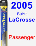 Passenger Wiper Blade for 2005 Buick LaCrosse - Hybrid
