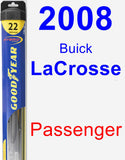 Passenger Wiper Blade for 2008 Buick LaCrosse - Hybrid