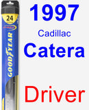 Driver Wiper Blade for 1997 Cadillac Catera - Hybrid