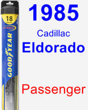 Passenger Wiper Blade for 1985 Cadillac Eldorado - Hybrid