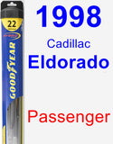 Passenger Wiper Blade for 1998 Cadillac Eldorado - Hybrid