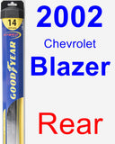 Rear Wiper Blade for 2002 Chevrolet Blazer - Hybrid
