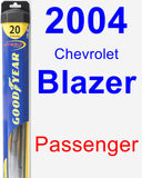 Passenger Wiper Blade for 2004 Chevrolet Blazer - Hybrid
