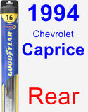 Rear Wiper Blade for 1994 Chevrolet Caprice - Hybrid
