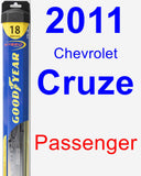 Passenger Wiper Blade for 2011 Chevrolet Cruze - Hybrid