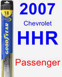 Passenger Wiper Blade for 2007 Chevrolet HHR - Hybrid