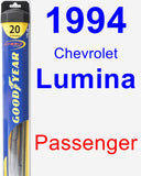 Passenger Wiper Blade for 1994 Chevrolet Lumina - Hybrid