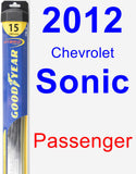 Passenger Wiper Blade for 2012 Chevrolet Sonic - Hybrid