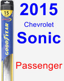 Passenger Wiper Blade for 2015 Chevrolet Sonic - Hybrid