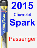 Passenger Wiper Blade for 2015 Chevrolet Spark - Hybrid
