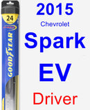 Driver Wiper Blade for 2015 Chevrolet Spark EV - Hybrid