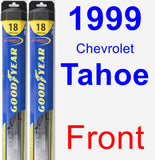 Front Wiper Blade Pack for 1999 Chevrolet Tahoe - Hybrid