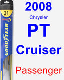 Passenger Wiper Blade for 2008 Chrysler PT Cruiser - Hybrid