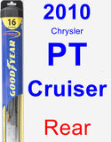 Rear Wiper Blade for 2010 Chrysler PT Cruiser - Hybrid