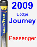 Passenger Wiper Blade for 2009 Dodge Journey - Hybrid