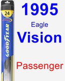 Passenger Wiper Blade for 1995 Eagle Vision - Hybrid