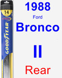 Rear Wiper Blade for 1988 Ford Bronco II - Hybrid