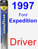 Driver Wiper Blade for 1997 Ford Expedition - Hybrid