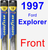 Front Wiper Blade Pack for 1997 Ford Explorer - Hybrid