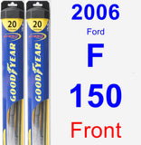 Front Wiper Blade Pack for 2006 Ford F-150 - Hybrid