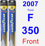 Front Wiper Blade Pack for 2007 Ford F-350 - Hybrid