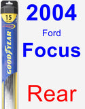 Rear Wiper Blade for 2004 Ford Focus - Hybrid