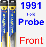 Front Wiper Blade Pack for 1991 Ford Probe - Hybrid