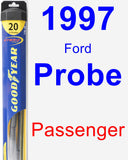 Passenger Wiper Blade for 1997 Ford Probe - Hybrid