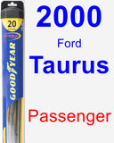 Passenger Wiper Blade for 2000 Ford Taurus - Hybrid