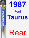 Rear Wiper Blade for 1987 Ford Taurus - Hybrid